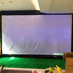 экран для проектора из ПВХ-ткани
