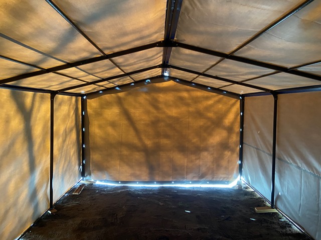 тентовый гараж