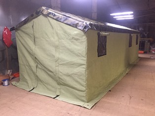 брезентовая палатка военная